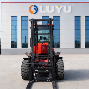 LUYU Epa Ea All Rough TerrainsStandards Compliant 3.5t Articulated Off Road Forklift 4wd Diesel Hydraulic Small Turning Radius - Product Image 2