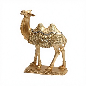 BINSADIQ CRAFTS Camel <b>Hand</b>-painted Eco-Friendly Resin <b>Mold</b> (Irregular Shape) Fashion Style Art Collectible Desktop Decoration - Product Image 2
