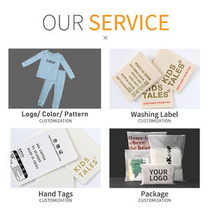 Benutzer definierte Kinder Bambus Viskose Baby kleidung Bambus Kinder Pyjamas Langarm Kinder Pyjamas Set Großhandel - Product Image 3