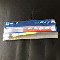Sac en plastique laminé recyclable, personnalisé, translucide, mat, à trois soudures latérales, avec logo imprimé en gravure, pour emballage de câbles de charge