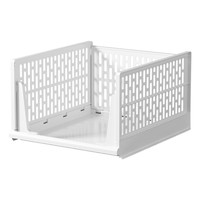 Divisores de Armario de Plástico Plegables, Diseño Plegable, Organizadores de Ropa para Dormitorio, Habitación Individual, Armario, Juego de Cuatro Piezas
