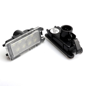 Lumière de plaque d'immatriculation Canbus 18LED pour Jeep Fiat Grand Cherokee WK2 14-20, Compass Patriot 14-17, <span class=keywords><strong>Dodge</strong></span> <span class=keywords><strong>Viper</strong></span> 2015-2017, 13-17 - Product Image 2