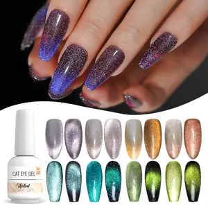 Missgel Moonlight Cat Eye Gel Magnetic Varnish Wholesale Private Label Silky Cat Eye Gel Nail Polish Set