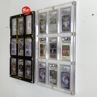 Support mural personnalisé en acrylique pour cartes classées PSAed CGC BGS, cadre d'affichage avec 1 à 9 ouvertures, support en plastique pour cartes classées SGC