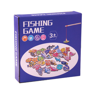 Jouets de pêche magnétiques JK, 33 pièces, animaux marins en bois, éducatifs pour enfants de 3 à 6 ans, garçons et filles - Product Image 4