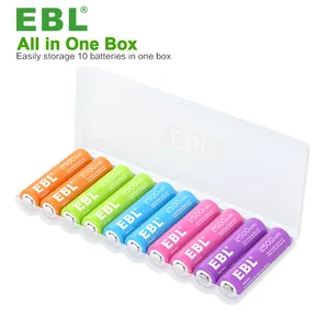 EBL Factory Ni-MH Rechargeable Batteries AA 2500mAh 1.2V Small Rechargeable Batteries