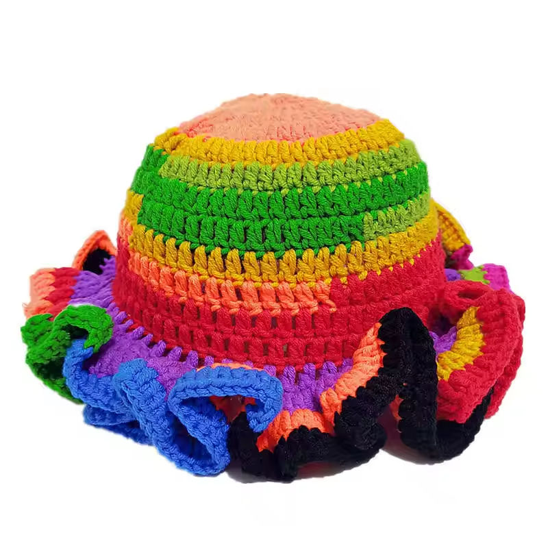 Verde, azul y lleno de color.