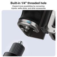 Cage pour caméra PULUZ en aluminium pour Osmo Action 5 Pro/4/3, poignée, support pour griffe froide, anti-chute, anti-rayures, étui de protection pour vlog