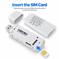 Modem USB 4G LTE OLAX Hemat Biaya Grosir, Pita EU, Modem Nirkabel Stok ODM 150Mbps, Hotspot Portabel Terbuka untuk Laptop dan Mobil