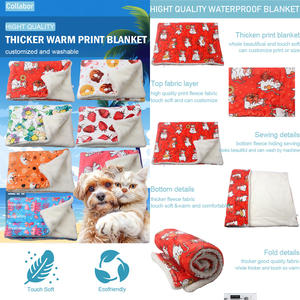 COLLABOR 10 colores espesar visón manta de piel sintética para sofá cama sofá Oem manta de peso pesado fábrica fresa Shortcake Manta - Product Image 2