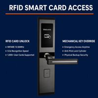 Cerradura Inteligente para Puerta de Hotel PRND, Antirrobo, con Acceso por Llave y Tarjeta, y Sistema de Gestión