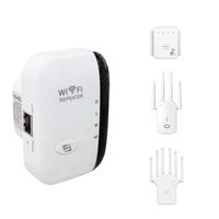 Repetidor WIFI Interior Meiweisi, Amplificador de Señal Inalámbrica de 2.4GHz, Extensor de Largo Alcance, 300Mbps, Modelo RE300X-4, Hecho en China