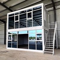 Kit de maison conteneurisée plate à assembler soi-même pour une construction rapide et des économies de coûts