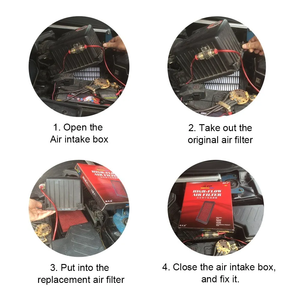 <span class=keywords><strong>Filtre</strong></span> à <span class=keywords><strong>air</strong></span> sport pour Volkswagen CC Eos Golf V Magotan Skoda Superb Audi A3 Q3 RS3 TT TTS Filtres à <span class=keywords><strong>air</strong></span> d'admission froide à haut débit - Product Image 6
