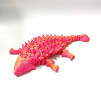 Ornement Caméléon Imprimé en 3D (Nouveauté 2026) – Modèle de Lézard Rampant à Couleurs Dégradées en PLA – Décoration Créative pour Bureau, Étagère et Maison