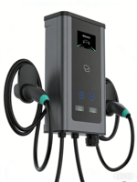 Nueva Estación de Carga para Vehículos Eléctricos TDT D3 Dual 2*7kW/2*11kW/2*22kW AC Tipo 2 con Función DLB para Uso Doméstico OCPP1.6j IP54 Opcional