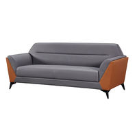 Italienisches Luxus-Sofa Leder Wohnzimmer möbel Nordische dreisitzige Sofa garnitur Möbel Leders ofa für Büro
