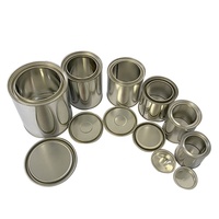 Boîte métallique vide pour peinture ou colle 100ml 250ml 500ml 1000ml Boîte en étain populaire