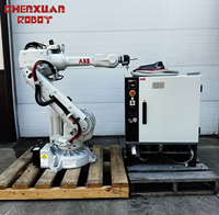 ABB IRB sel Las Robot otomatis, sistem las MIG TIG dengan pemosisian dan pelindung keselamatan