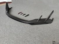 Kit carrosserie décoratif amélioré en fibre de carbone style capot avec lèvre de pare-chocs avant et aileron pour Audi R8 21-22, kit de voiture personnalisé