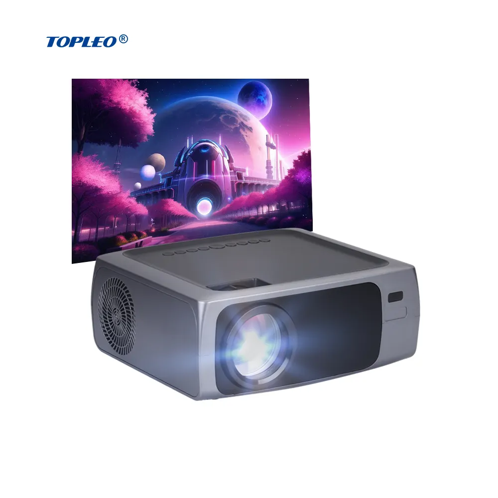 Topleo full hd T410 Projector LED Projectors Video 1080p 4k Home Theater android smart Projector