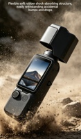 Coque de protection antichute en silicone souple antichoc pour caméra, protection intégrale de l'écran et de l'objectif pour DJI OSMO Pocket 4