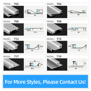 Perfil de Aluminio para Rodapié LED, Zócalo con Difusor para Decoración de Interiores - Product Image 3