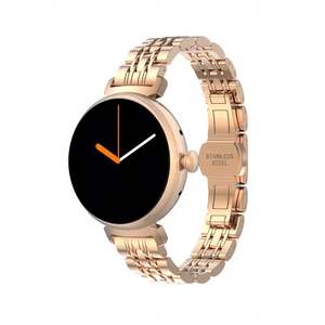 Reloj inteligente S901 dorado para mujer, control del ritmo cardíaco, control de música, Mensaje, reloj impermeable, reloj inteligente de moda para Wome - Product Image 1
