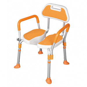 Oren Tabouret de douche pliable pour salle de bain, capacité de 100 kg, accoudoirs antidérapants pour personnes âgées, handicapées, femmes enceintes - Product Image 2