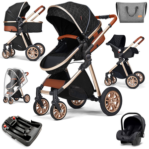 Passeggino 3 in 1 di Alta Qualità, Elegante Carrozzina con Telaio in Alluminio, Confezione Singola, Certificato EN1888 - Product Image 3