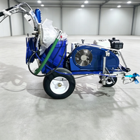 Machine de marquage routier à peinture froide, largeur 20 cm, pour le traçage des lignes routières et des voies municipales