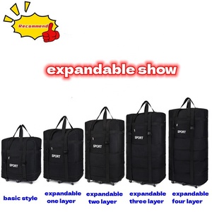 Sac de transport pliable à bas <span class=keywords><strong>prix</strong></span> de 22 et 25 pouces, grande capacité, sac à dos pour homme avec 6 roues - Product Image 2