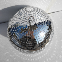 Décoration suspendue boule disco de mariage TGYW, boule miroir scintillante de 15 cm à 50 cm pour plafond et table, décoration de mariage en argent rose
