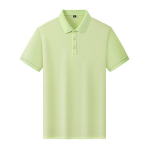 Camiseta Polo para Hombre, Color Sólido, Poliéster, Secado Rápido, Ropa de Trabajo, Uso Diario, Manga Corta - Product Image 3