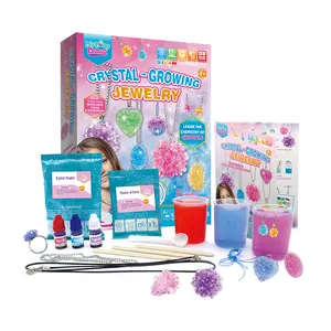 Factory Wholesale Creativity for Kids Magical Crystal Educational Kit for Kids Crystal Growing Jewelry Kit for Kids