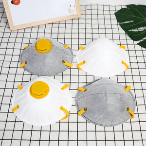 Máscaras faciais de proteção FFP2 contra PM2.5 ODOR WIND respirador descartável personalizado de fábrica com máscara contra poeira da indústria de carbono ativo - Product Image 4