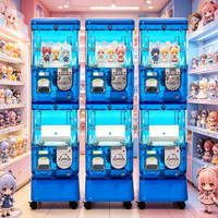 Distributeur automatique de capsules translucides bleu transparent Tomy 45-75mm pour jouets japonais Gacha