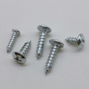 Tapping Screws 3mm 8mm 10mm 12mm 14mm Round Flat Head Metric Wood <b>Fasteners</b> Rust Resistant Class 4.8 Grade A Iron - Product Image 3