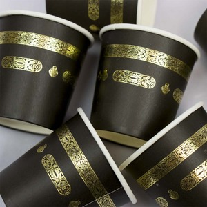 110 ml di carta lamina d'oro nero Mini tazza 4 oz Umrah Kaaba <span class=keywords><strong>Zamzam</strong></span> tazza - Product Image 3