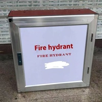 Boîte de bobine de tuyau d'incendie en acier inoxydable rouge boîte de bouche d'incendie d'auto-sauvetage pour l'exportation d'équipements et d'accessoires de lutte contre l'incendie