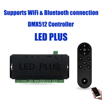 Contrôleur sans fil DMX512 8 canaux KTRLIGHT LEDPLUS, application WiFi, éclairage LED ArtNet, scène DJ