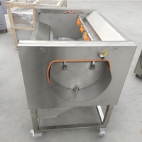 Groenten En Fruit Automatische Industriële Aardappel Gember Lotuswortel Papaja Zoete Aardappel Was-En Schilmachine