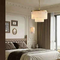 Lustre de luxe en albâtre de grande taille, finition laiton brossé, lampe rectangulaire pour salle à manger, villa de luxe, hôtel, lustre double hauteur