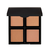 Palette de fards à joues naturels longue tenue en gros, 4 couleurs, poudre mate, rose, corail, bronzer, marque privée, OEM, ODM, maquillage personnalisé