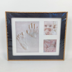 Khung ảnh gỗ in dấu tay dấu chân bé sơ sinh, bộ in dấu, thiết kế thời trang, <span class=keywords><strong>logo</strong></span> tùy chỉnh, khuyến mãi nóng - Product Image 5