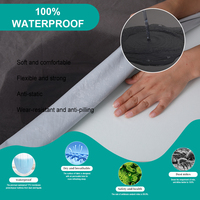 Poche profonde pour coussin 6-15 "Lavable en machine sans vinyle Housse de matelas imperméable pleine grandeur Couvre-lit doux respirant et silencieux