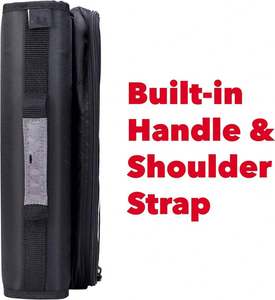 Carpeta con Cierre de 3 Pulgadas BSCI con Asa, Correa de Hombro Extraíble, Muestra Gratuita, Material de Poliéster Duradero para Uso en la Oficina y la Escuela - Product Image 4