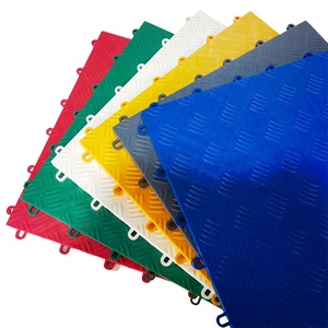 Durable Industrial Design PVC PP Solid <strong>Tiles</strong> <strong>for</strong> Garage Floor <strong>Covering</strong> Easy Click-Lock Installation Modern <strong>for</strong> Car Wash Garages - Product Image 2