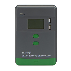 Contrôleur solaire MPPT à économie d'énergie certifié CE Contrôleur de charge solaire 12V/24V pour petits panneaux - Product Image 2