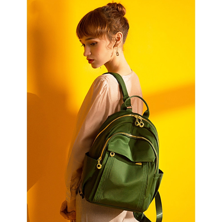 Women's new Korean version of all fashionable Oxford cloth backpack Fashion leisure large capacity travel bag